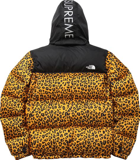 north face leopard jacket replica|supreme x north face apparel.